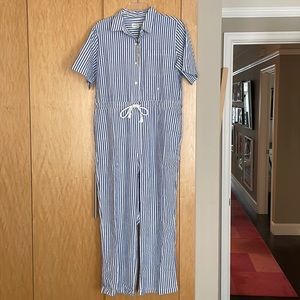 NWT Alex Mill Seersucker Jumpsuit Large